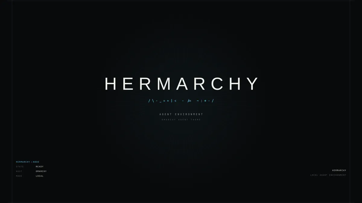 Hermarchy desktop screenshot from the author’s repository