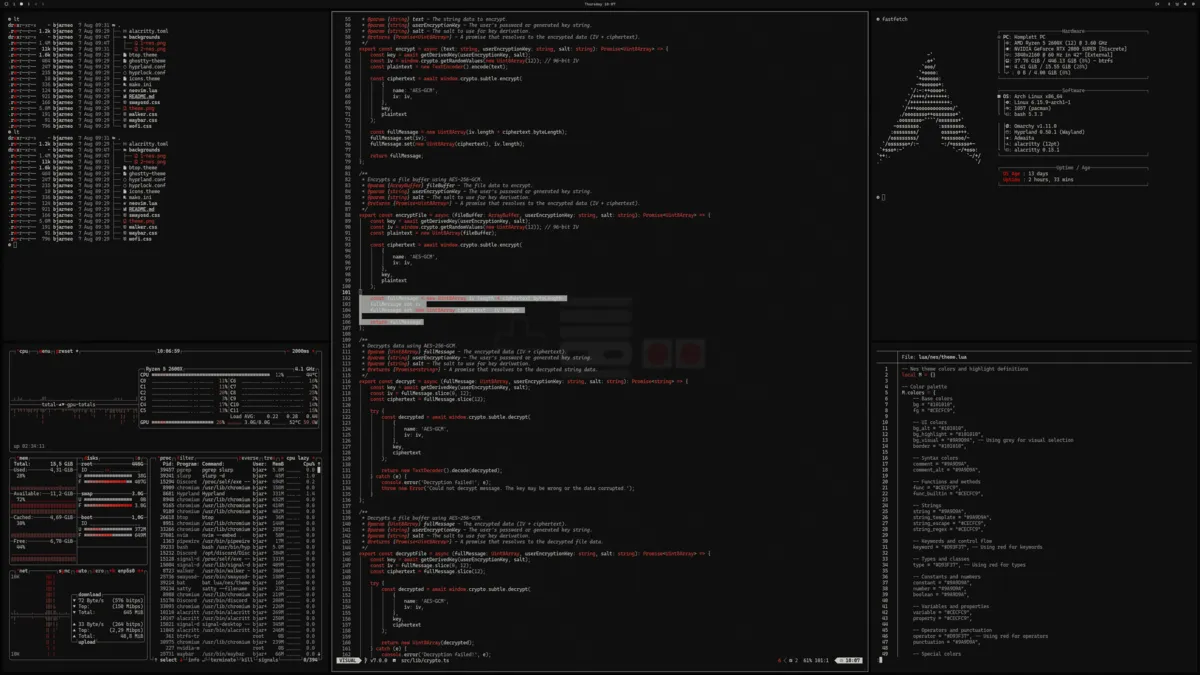 Nes desktop screenshot from the author’s repository