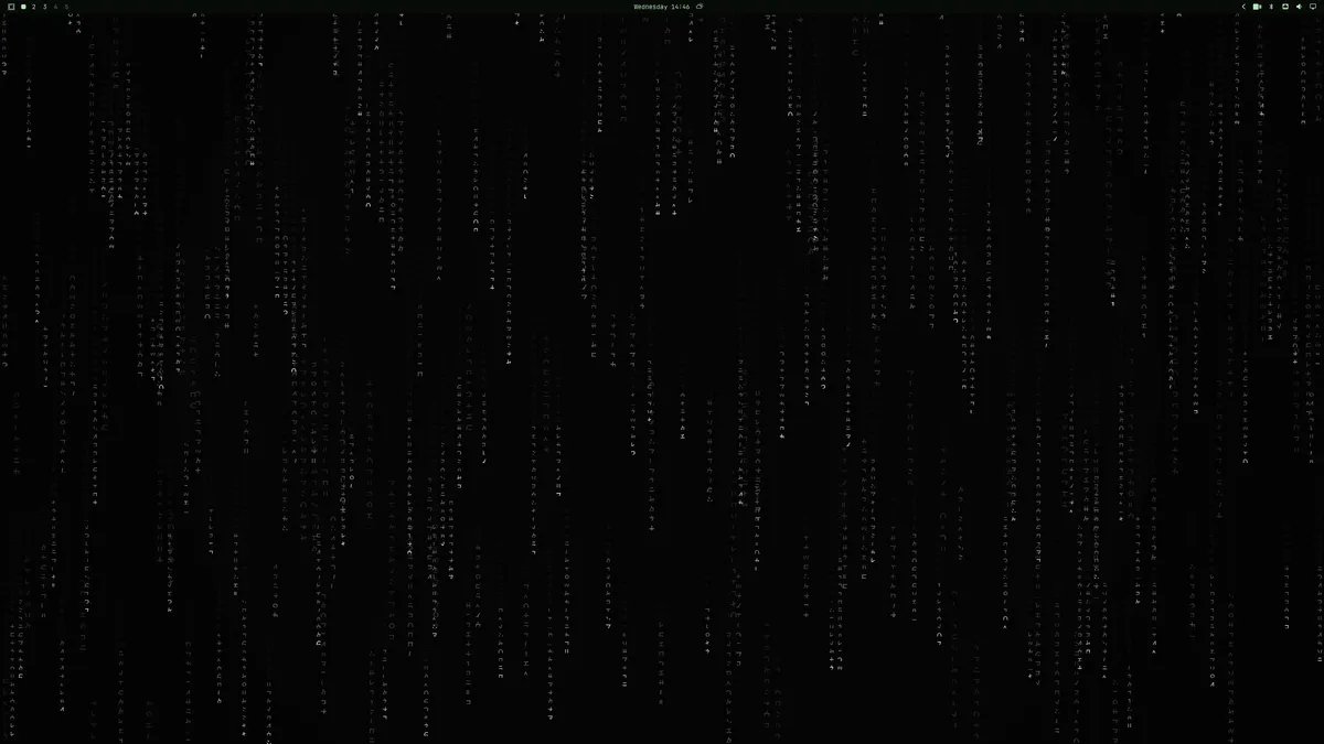 Matrix desktop screenshot from the author’s repository
