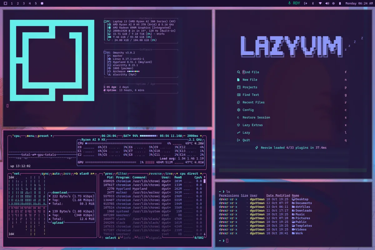 Archwave desktop screenshot
