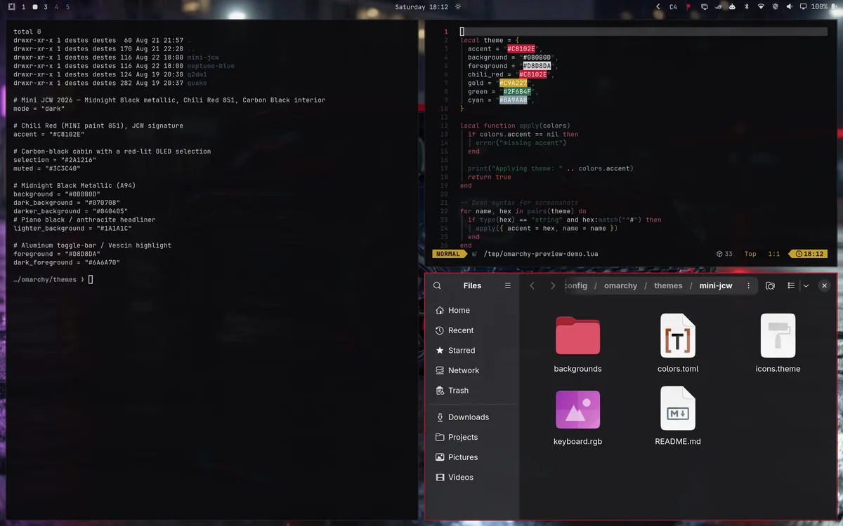 Mini Jcw desktop screenshot from the author’s repository