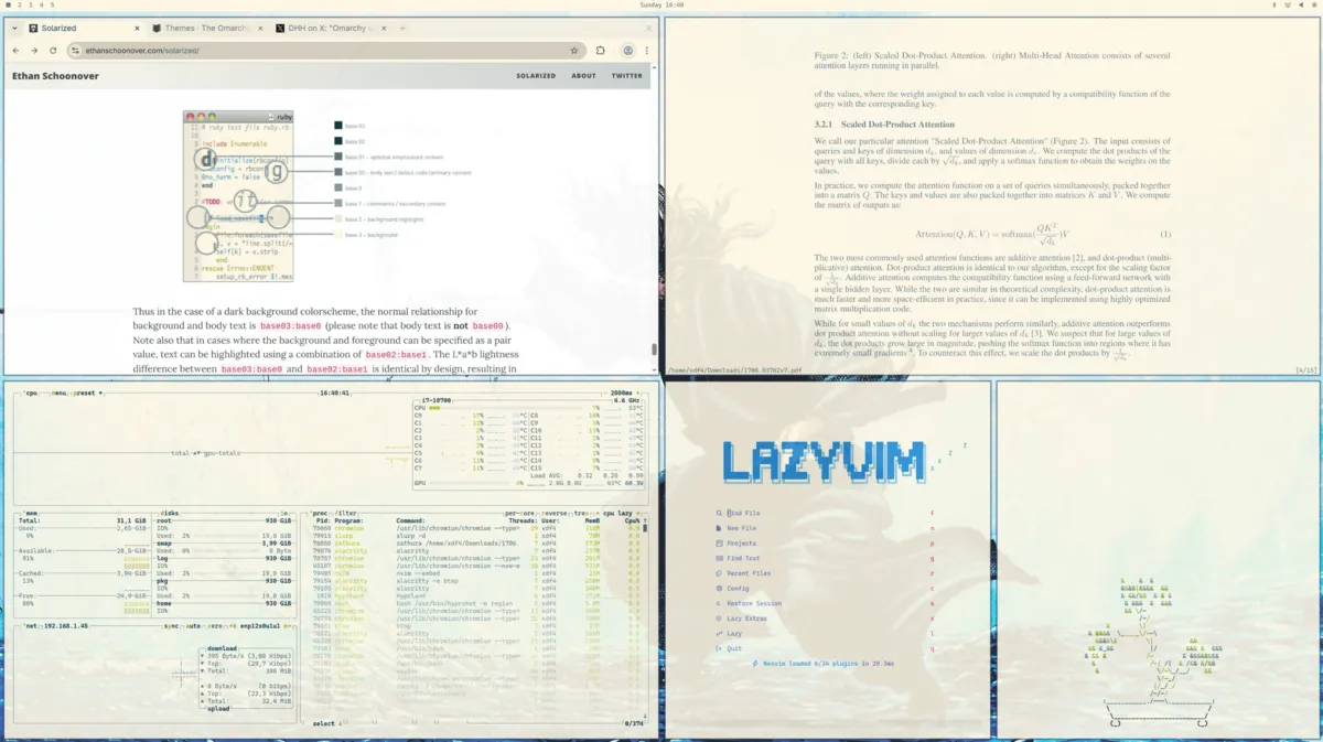 Solarized Light desktop screenshot from the author’s repository