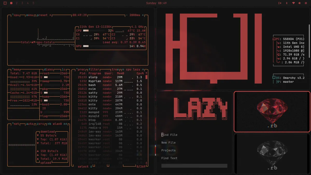 Dotrb desktop screenshot from the author’s repository