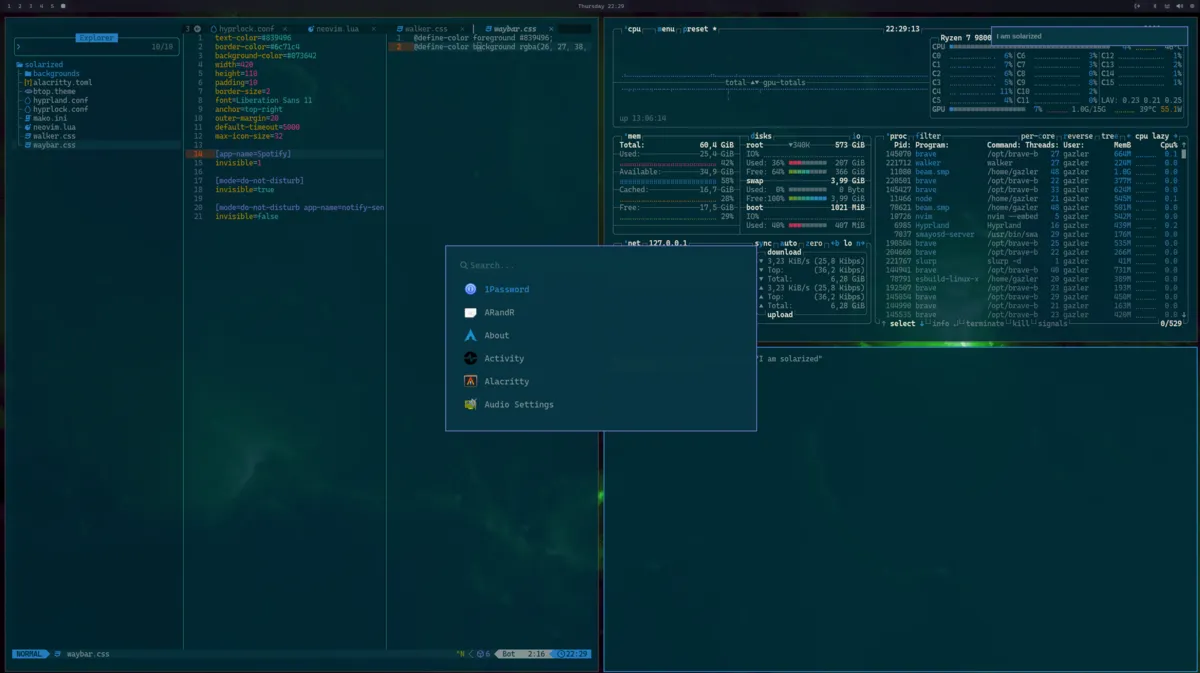 Solarized desktop screenshot from the author’s repository