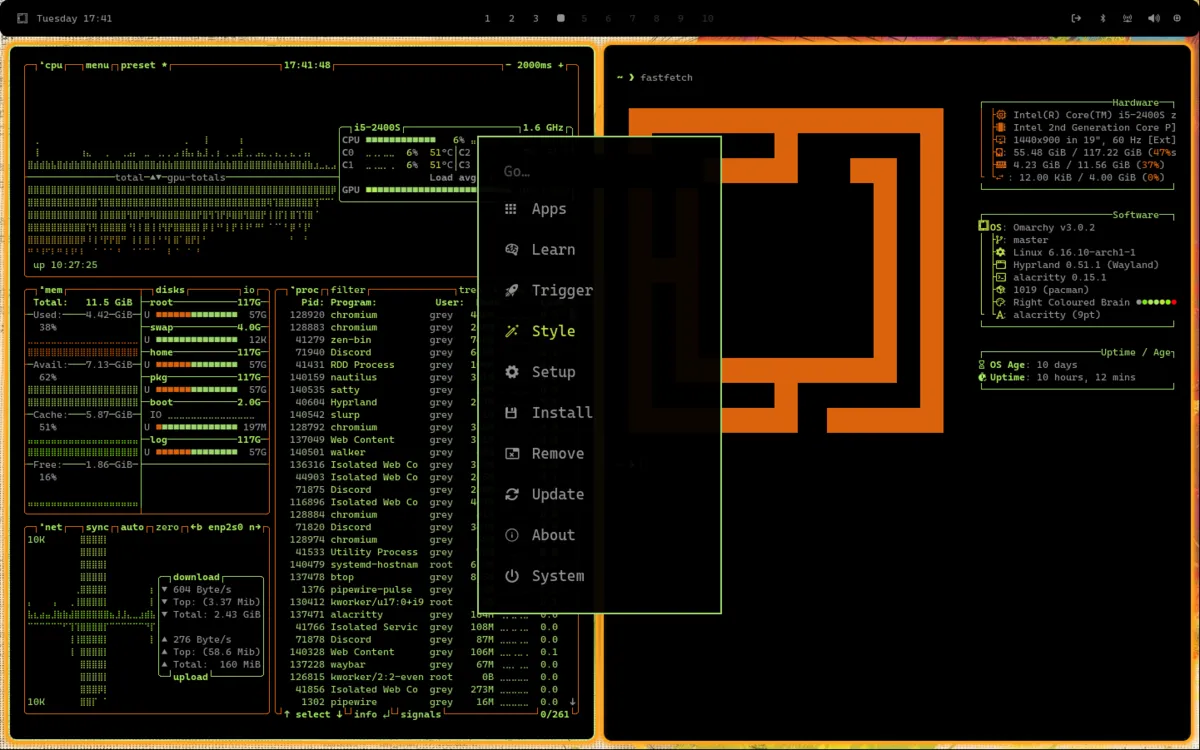Citrus Cynapse desktop screenshot from the author’s repository