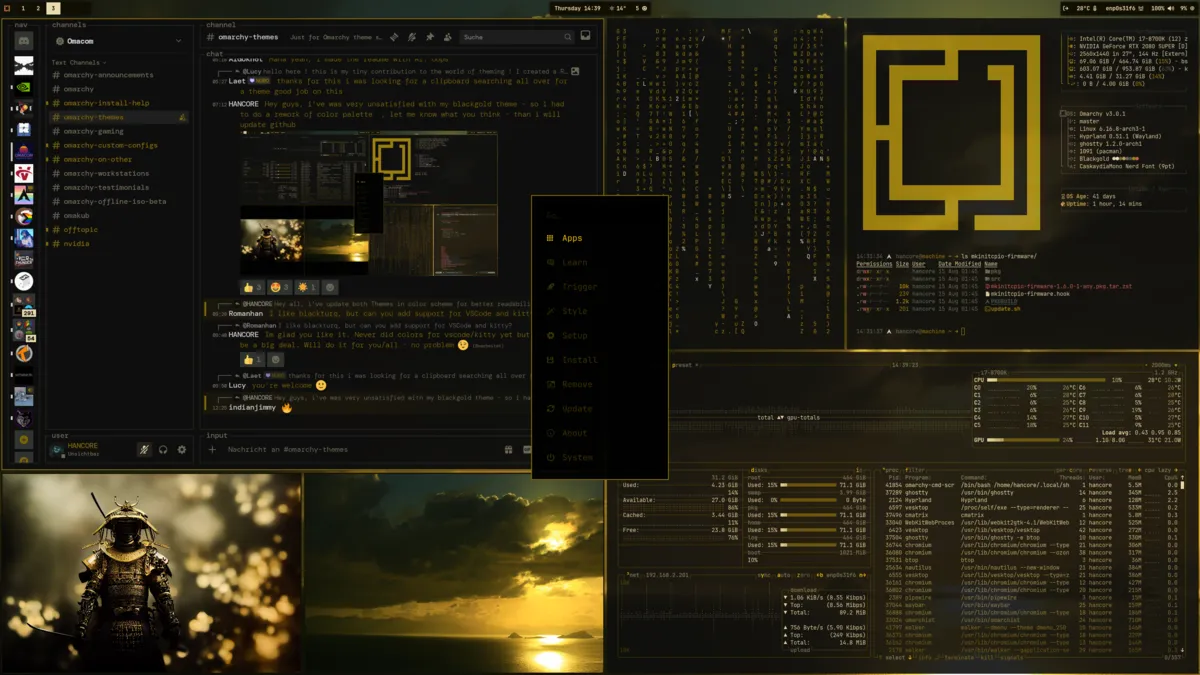 Black Gold desktop screenshot from the author’s repository