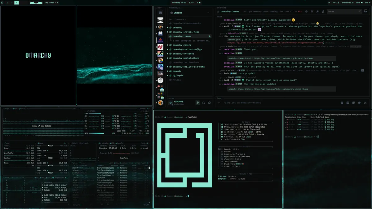 Black Turq desktop screenshot from the author’s repository
