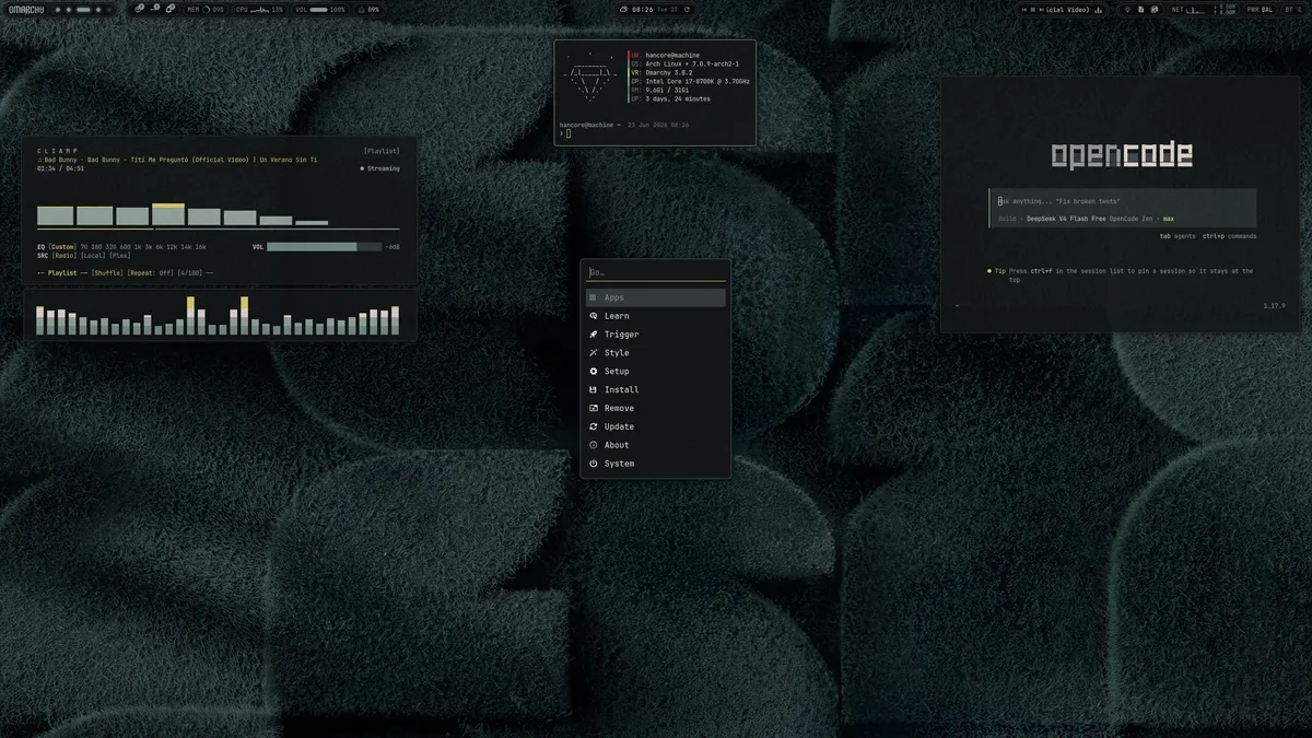 Dos Moos desktop screenshot from the author’s repository