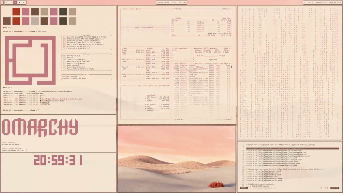 Rose Of Dune desktop screenshot from the author’s repository