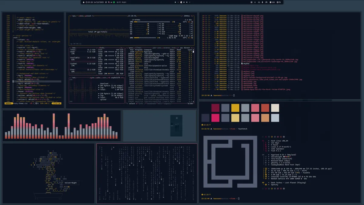 Velvet Night desktop screenshot from the author’s repository