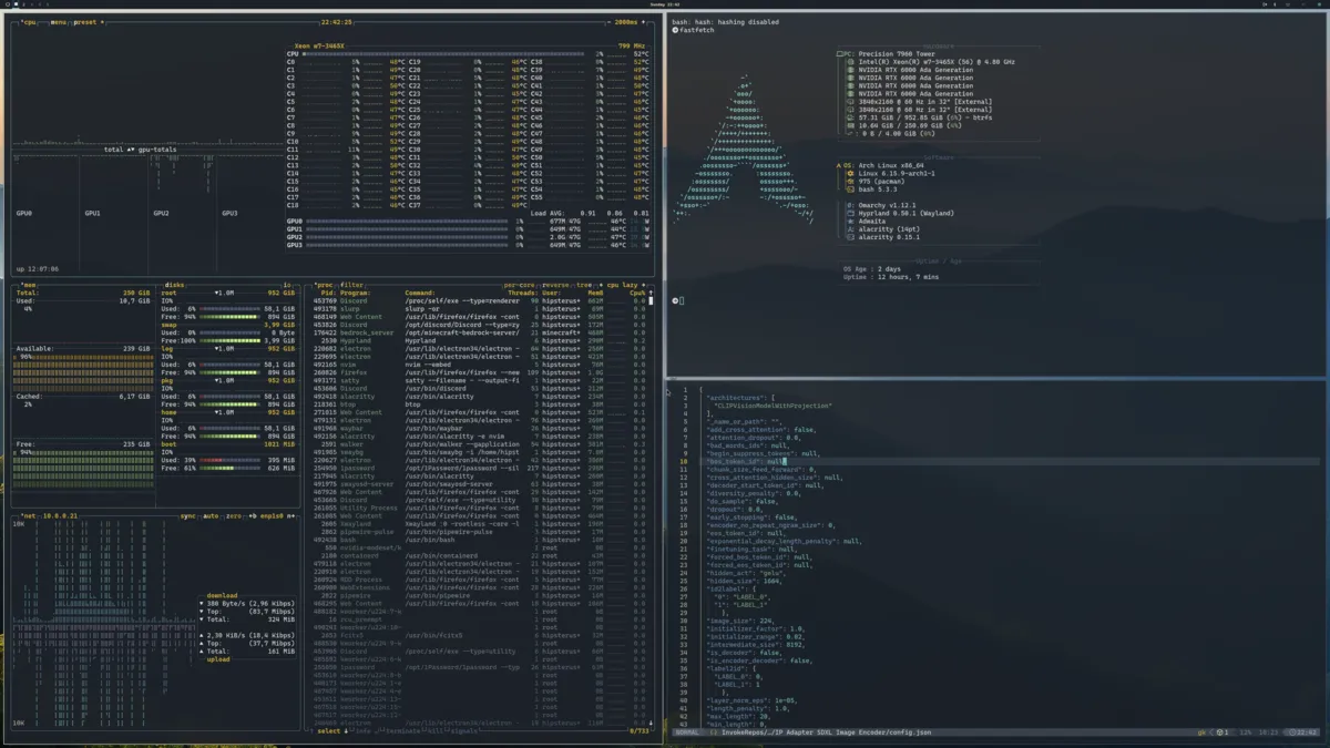 Blue Ridge Dark desktop screenshot from the author’s repository