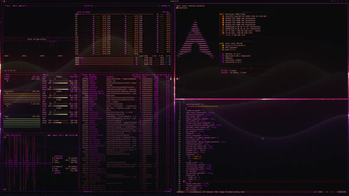 Waveform Dark desktop screenshot from the author’s repository