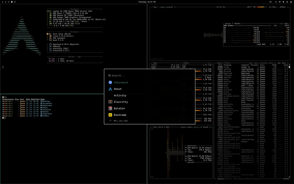 Midnight desktop screenshot from the author’s repository