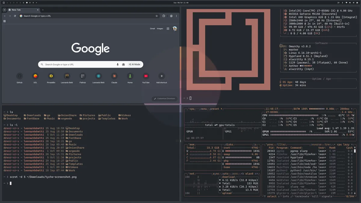 Tycho desktop screenshot from the author’s repository