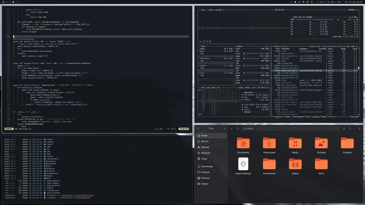 Black Sand desktop screenshot from the author’s repository