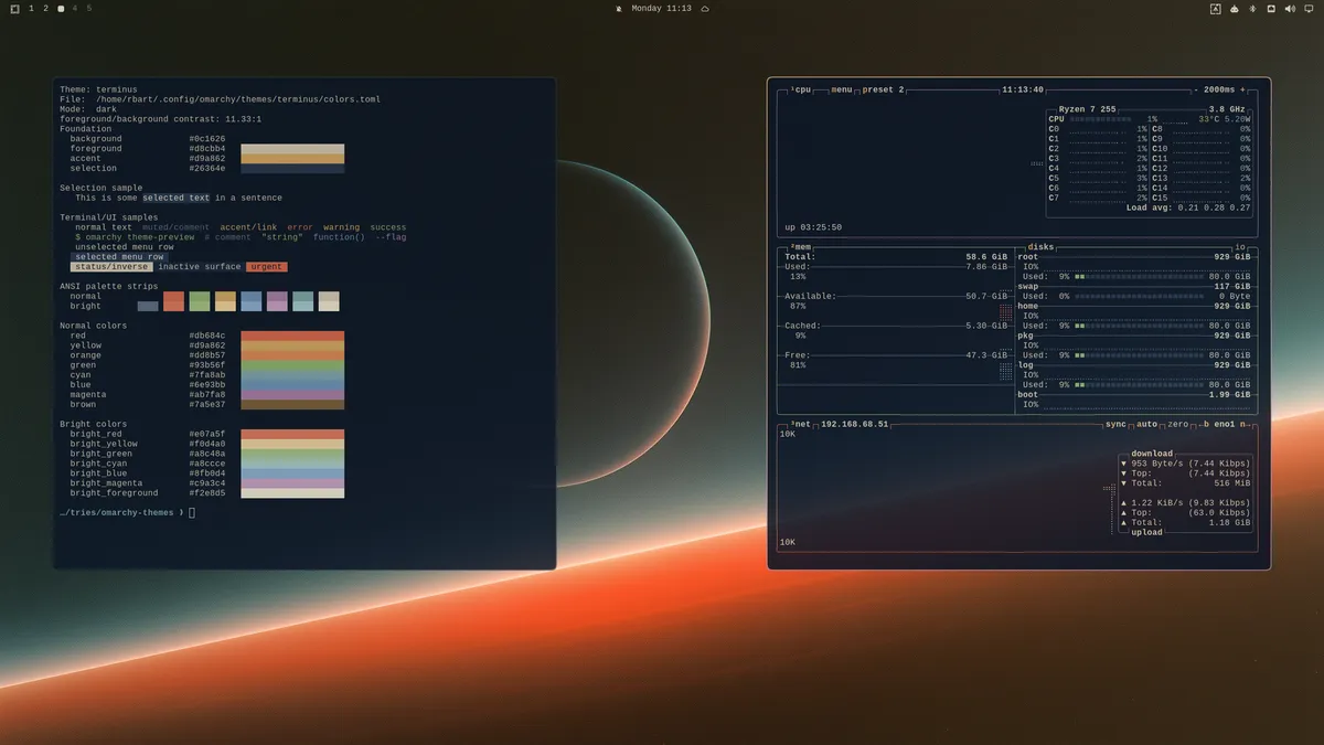 Terminus desktop screenshot from the author’s repository