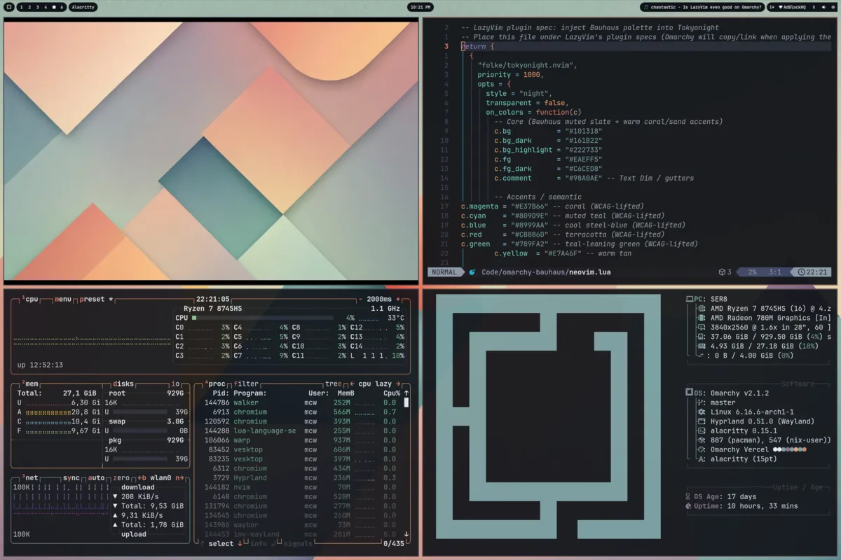 Bauhaus desktop screenshot