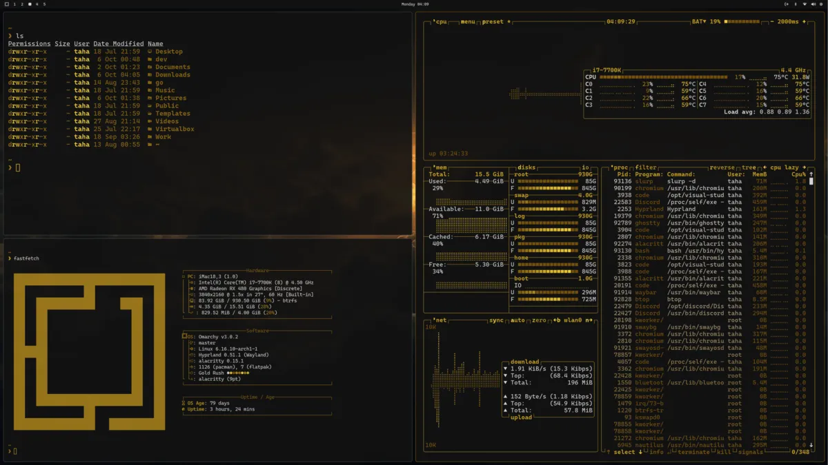 Gold Rush desktop screenshot from the author’s repository