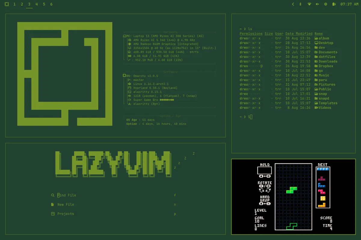 Super Game Bro desktop screenshot from the author’s repository