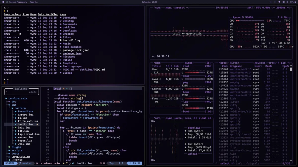Void desktop screenshot from the author’s repository