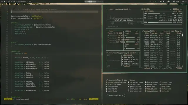 Atelier desktop screenshot