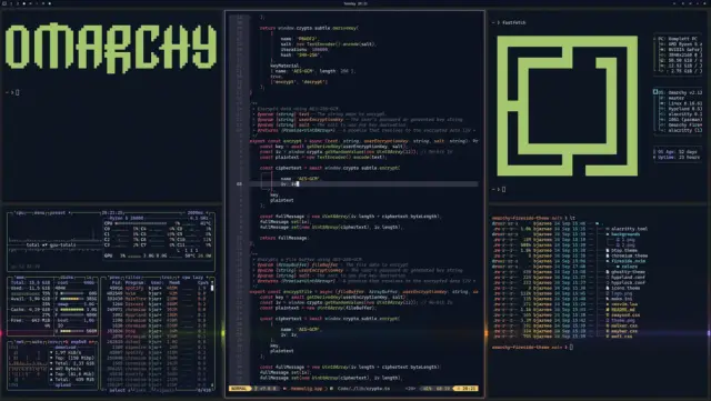 Monokai desktop screenshot