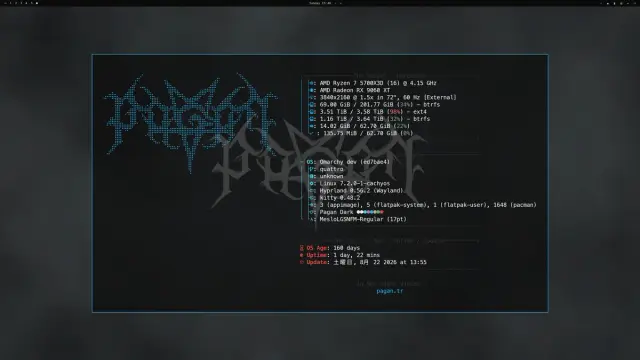 Pagan desktop screenshot